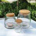 100ml,350ml,750ml Glass Pudding Jar With Cork