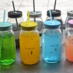 1L Glass Mason Jar For Cold Pressed Juice