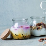 Glass Jar with cork For Coconut milk yogurt