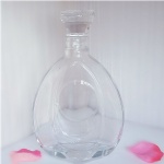 Crystal Glass Bottle With Glass Cap